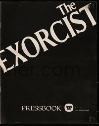 7s196 EXORCIST pressbook 1974 William Friedkin, Max Von Sydow, William Peter Blatty horror classic!