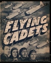 7s215 FLYING CADETS pressbook 1941 William Gargan, Edmund Lowe, cool airplane images!