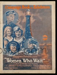 7s217 FORBIDDEN LOVE pressbook 1921 Marguerite Clayton, Creighton Hale, Women Who Wait!