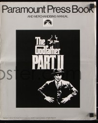 7s239 GODFATHER PART II pressbook 1974 Al Pacino in Francis Ford Coppola classic sequel!