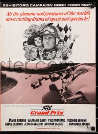 7s247 GRAND PRIX pressbook 1967 Formula One race car driver James Garner, John Frankenheimer
