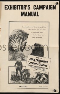 7s039 JOHNNY GUITAR group of 3 pressbook supplements 1954 Joan Crawford, Hayden, Nicholas Ray