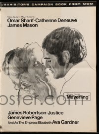 7s358 MAYERLING pressbook 1969 no woman could satisfy Omar Sharif until Catherine Deneuve!