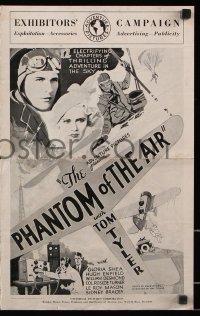 7s415 PHANTOM OF THE AIR pressbook 1933 Tom Tyler aviation serial in 12 electrifying chapters!