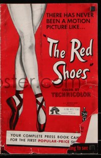 7s449 RED SHOES pressbook 1950 Michael Powell & Emeric Pressburger, ballerina Moira Shearer!