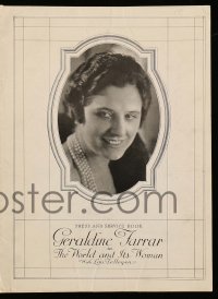 7s596 WORLD & ITS WOMAN pressbook 1919 Geraldine Farrar, Lou Tellegen, rare silent!
