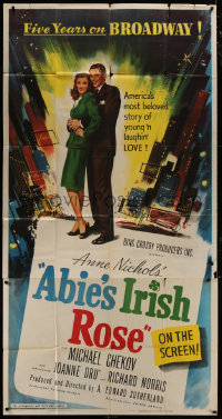 7t168 ABIE'S IRISH ROSE 3sh 1946 Joanne Dru, Anne Nichols, from the Broadway stage hit!