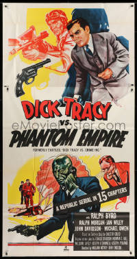 7t214 DICK TRACY VS. CRIME INC. 3sh R1952 Ralph Byrd detective serial, The Phantom Empire!