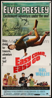 7t217 EASY COME, EASY GO 3sh 1967 scuba diver Elvis Presley looking for adventure & fun!