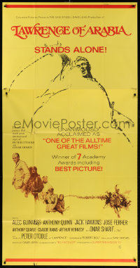 7t270 LAWRENCE OF ARABIA 3sh R1970 David Lean classic, Peter O'Toole, Winner of 7 Academy Awards!