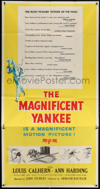 7t281 MAGNIFICENT YANKEE 3sh 1951 Louis Calhern as Oliver Wendell Holmes, directed by John Sturges!