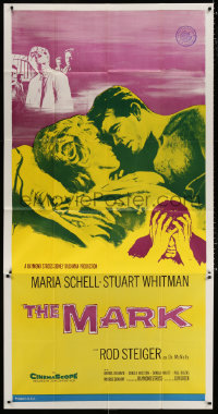7t283 MARK int'l 3sh 1961 psychiatrist Rod Steiger treats child molestor Stuart Whitman, Schell
