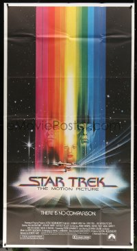 7t342 STAR TREK 3sh 1979 cool art of Shatner, Nimoy, Khambatta and Enterprise by Bob Peak!