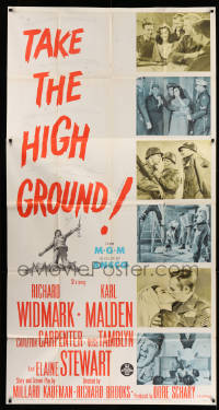 7t350 TAKE THE HIGH GROUND 3sh 1953 Korean War soldiers Richard Widmark & Karl Malden!