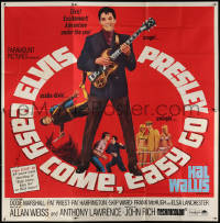 7t063 EASY COME, EASY GO 6sh 1967 different image of scuba diver Elvis Presley & playing guitar!