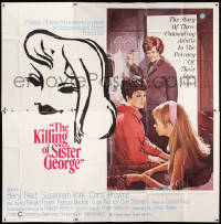 7t074 KILLING OF SISTER GEORGE 6sh 1969 Susannah York in lesbian triangle, Robert Aldrich directed!