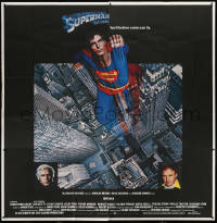7t090 SUPERMAN 6sh 1978 hero Christopher Reeve flying from Metropolis, Gene Hackman, Marlon Brando