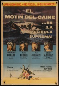 7t112 CAINE MUTINY Argentinean 1955 Humphrey Bogart, Jose Ferrer, Van Johnson & MacMurray!