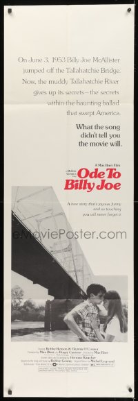 7t023 ODE TO BILLY JOE door panel 1976 on June 3, 1953 he jumped off the Tallahatchie Bridge!