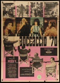 7t849 BOCCACCIO '70 Italian 1p 1962 Loren, Ekberg & Schneider + Fellini, De Sica & Visconti!
