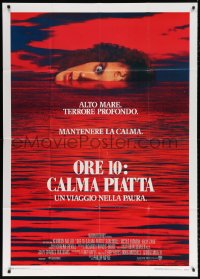 7t809 DEAD CALM Italian 1p 1989 Sam Neill, wild image of Nicole Kidman on horizon of red ocean!