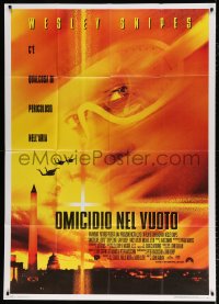 7t792 DROP ZONE Italian 1p 1995 Wesley Snipes, directed by John Badham, cool skydiving image!