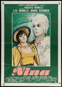 7t686 MATTER OF TIME Italian 1p 1976 different image of Liza Minnelli with ruby necklace, Nina!