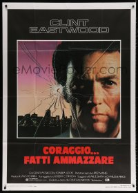 7t599 SUDDEN IMPACT Italian 1p 1984 Clint Eastwood is at it again as Dirty Harry, great image!