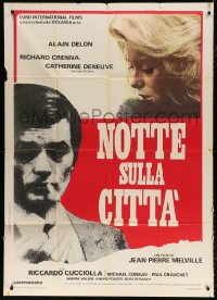 7t576 UN FLIC Italian 1p 1972 Jean-Pierre Melville's Un Flic, Alain Delon, Catherine Deneuve!
