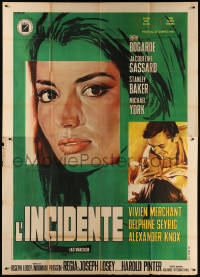 7t548 ACCIDENT Italian 2p 1967 Joseph Losey, Harold Pinter, Casaro art of sexy Jacqueline Sassard!