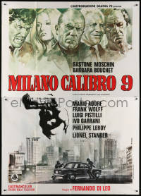 7t525 CALIBER 9 Italian 2p 1972 Milano calibro 9, cool crime art by Renato Casaro!