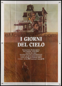 7t513 DAYS OF HEAVEN Italian 2p 1979 Richard Gere, Brooke Adams, directed by Terrence Malick!