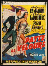 7w382 L'INCANTEVOLE NEMICA Belgian 1953 Clauio Gora romantic comedy, art of married couple!