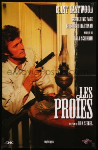 7w457 BEGUILED French 15x24 R1990s completely different image of Clint Eastwood, Don Siegel directed