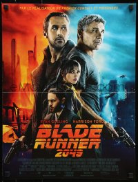 7w460 BLADE RUNNER 2049 French 16x21 2017 montage image w/Harrison Ford & Ryan Gosling!