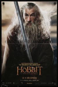 7w496 HOBBIT: THE DESOLATION OF SMAUG teaser French 16x24 2013 Peter Jackson, McKellen as Gandalf!