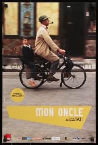 7w517 MON ONCLE French 16x24 R2013 Jacques Tati as My Uncle, Mr. Hulot, completely different image!