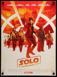 7w538 SOLO advance French 16x22 2018 A Star Wars Story, Ron Howard, Alden Ehrenreich as young Han!