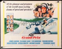 7w130 GRAND PRIX 1/2sh 1967 Formula One race car driver James Garner, artwork by Howard Terpning!