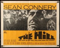 7w138 HILL 1/2sh 1965 directed by Sidney Lumet, great close up of Sean Connery!