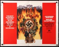 7w140 HITLER: THE LAST TEN DAYS 1/2sh 1973 Alec Guinness as Adolf, Doris Kunstmann as Eva Braun!