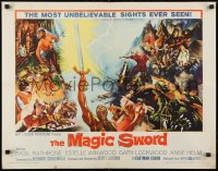 7w206 MAGIC SWORD 1/2sh 1961 Gary Lockwood wields the most incredible weapon ever!