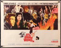 7w213 MILL OF THE STONE WOMEN 1/2sh 1963 see a beautiful girl become a petrified monster!