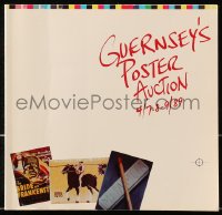 7x025 GUERNSEY'S POSTER AUCTION 04/07/89 auction catalog 1989 movie posters, war posters & more!