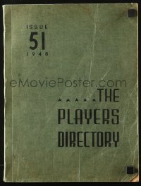 7x120 ACADEMY PLAYERS DIRECTORY issue 51 softcover book 1948 illustrated directory of AMPAAS actors!