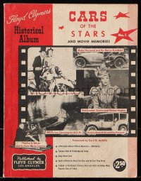 7x139 CARS OF THE STARS & MOVIE MEMORIES softcover book 1954 Hollywood celebrities & automobiles!