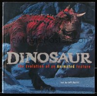 7x149 DINOSAUR softcover book 2000 The Evolution of an Animated Feature, Disney, color images!