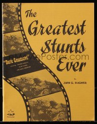 7x165 GREATEST STUNTS EVER softcover book 1967 an illustrated history of stuntmen in movies!