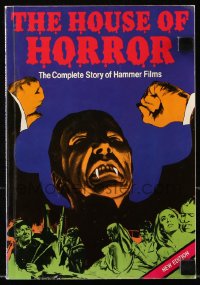 7x174 HOUSE OF HORROR THE COMPLETE STORY OF HAMMER FILMS softcover book 1984 full-page color images!