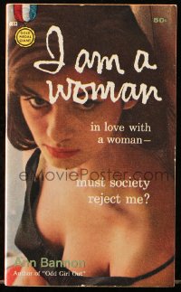 7x102 I AM A WOMAN paperback book 1959 I am a woman in love with a woman - must society reject me!